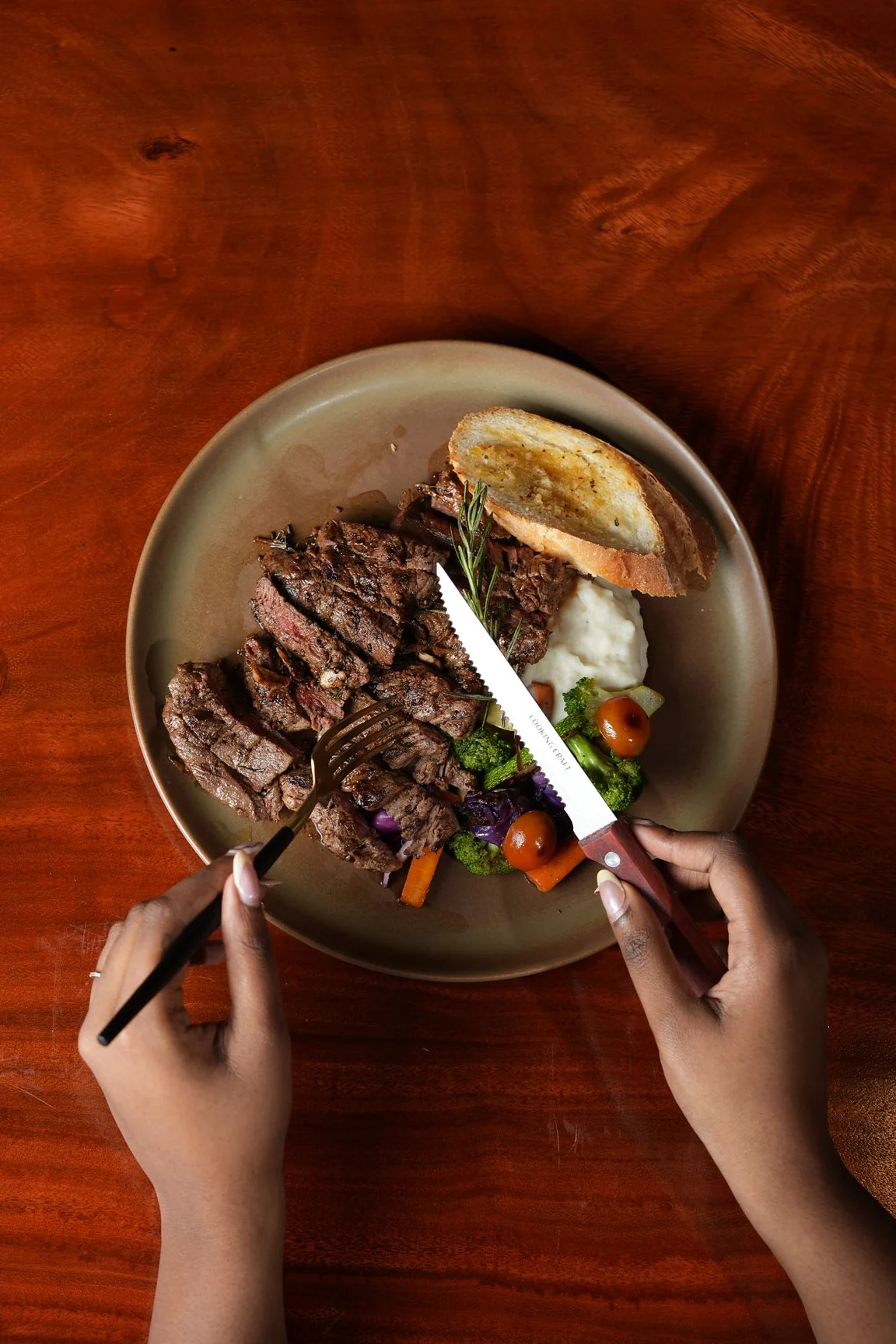 The Godfather Steak, a Ninan's tenderloin preparation