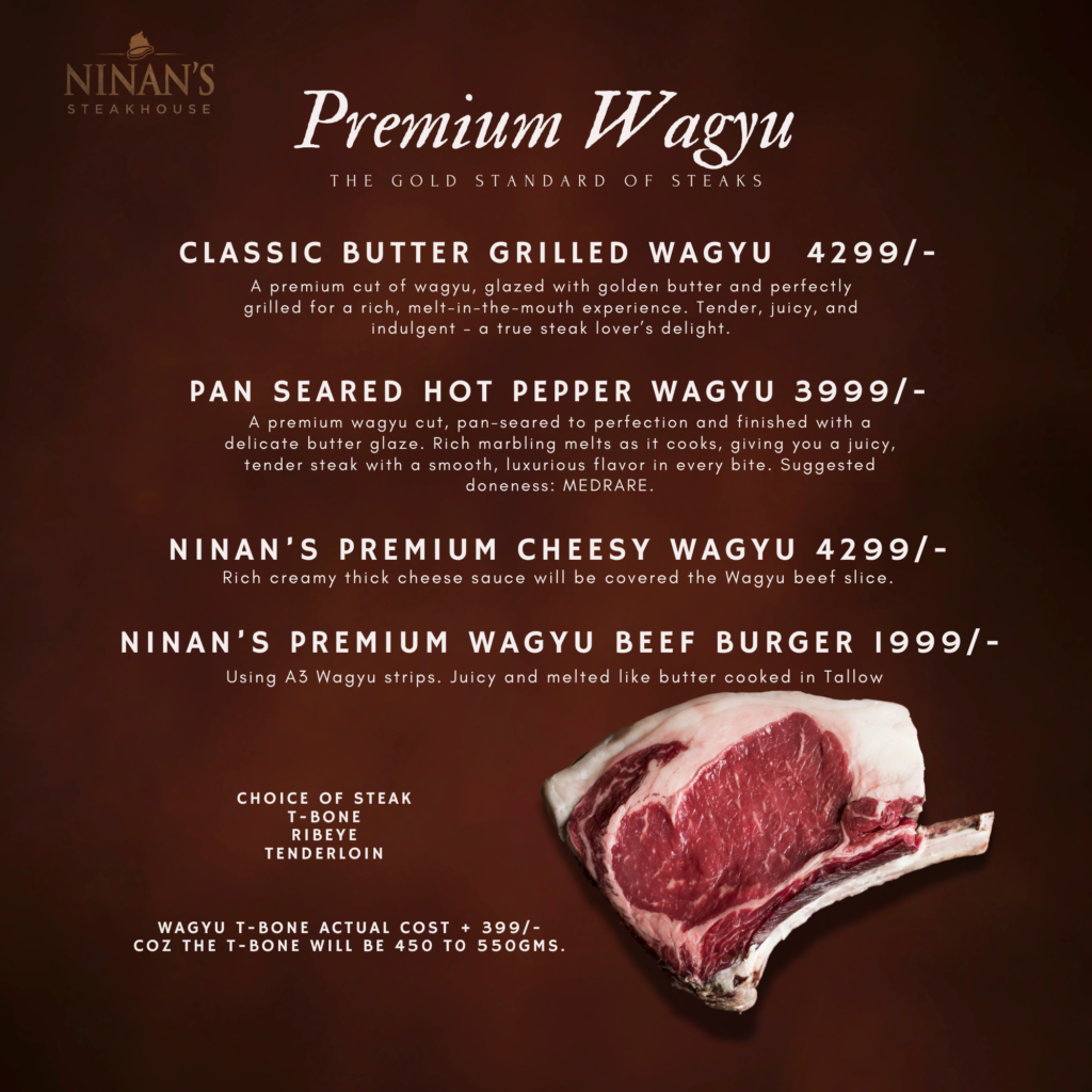 Wgyu menu